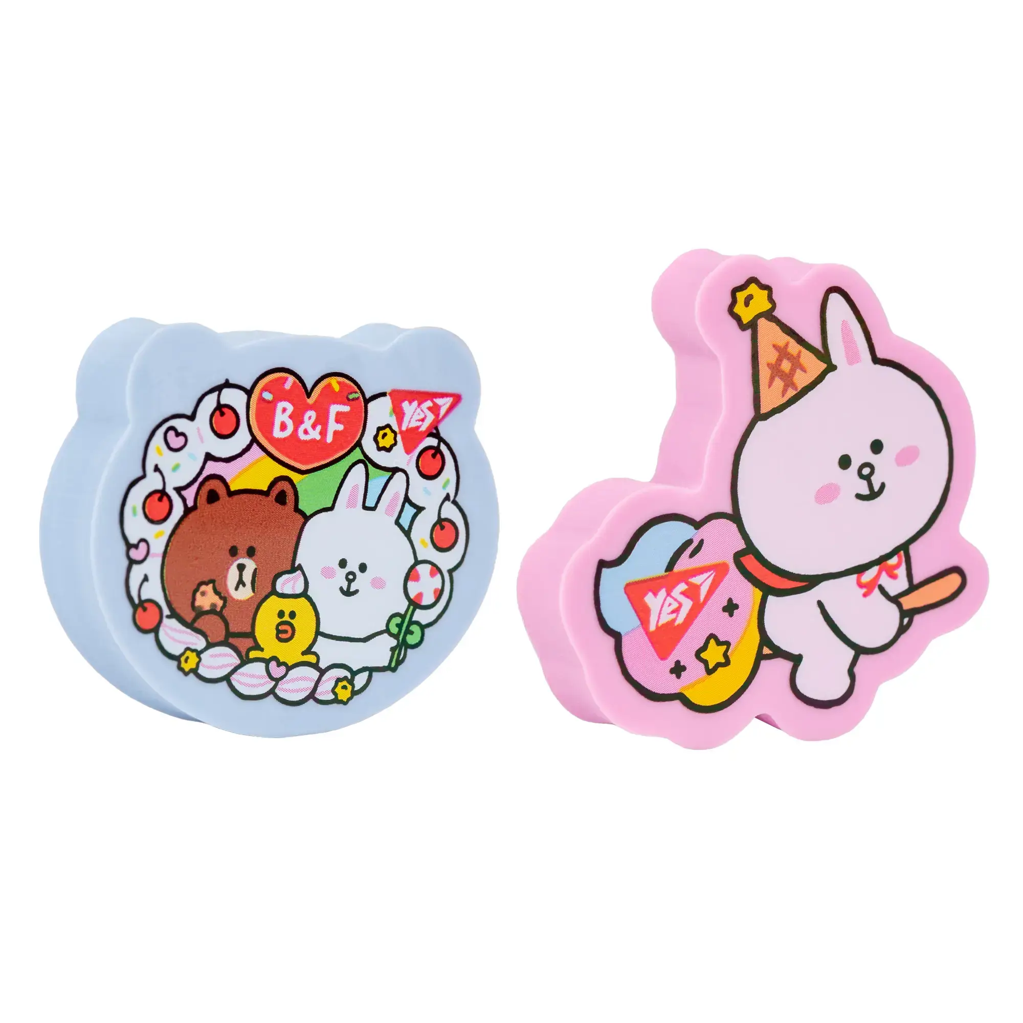 Trintukas YES Line Friends, 2 spalvos/ pak.