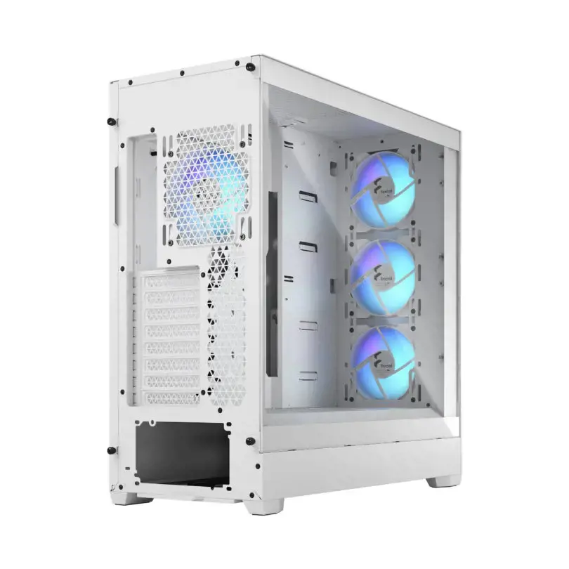 FRACTAL DESIGN "Pop XL Air RGB" baltos spalvos TG skaidrus atspalvis
