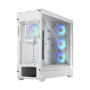 FRACTAL DESIGN "Pop XL Air RGB" baltos spalvos TG skaidrus atspalvis