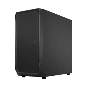 Fractal Design Focus 2 Black TG Clear Tint, Midi Tower, Maitinimo šaltinis pridedamas Ne