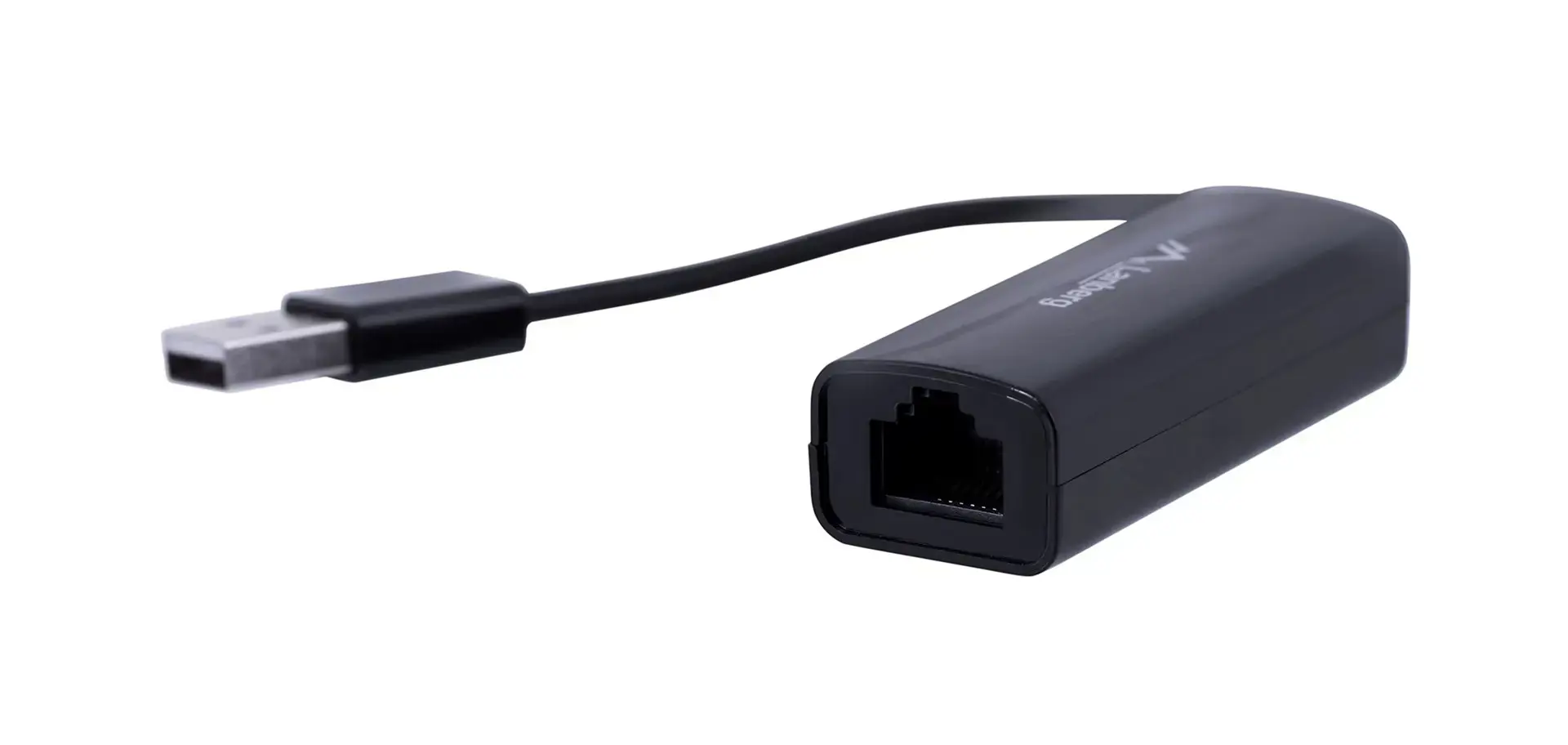 LANBERG NC-0100-01 Lanbergo adapteris Lan kortelė USB 2.0 - RJ45 100MB, su kabeliu