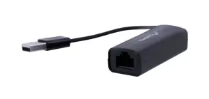 LANBERG NC-0100-01 Lanbergo adapteris Lan kortelė USB 2.0 - RJ45 100MB, su kabeliu