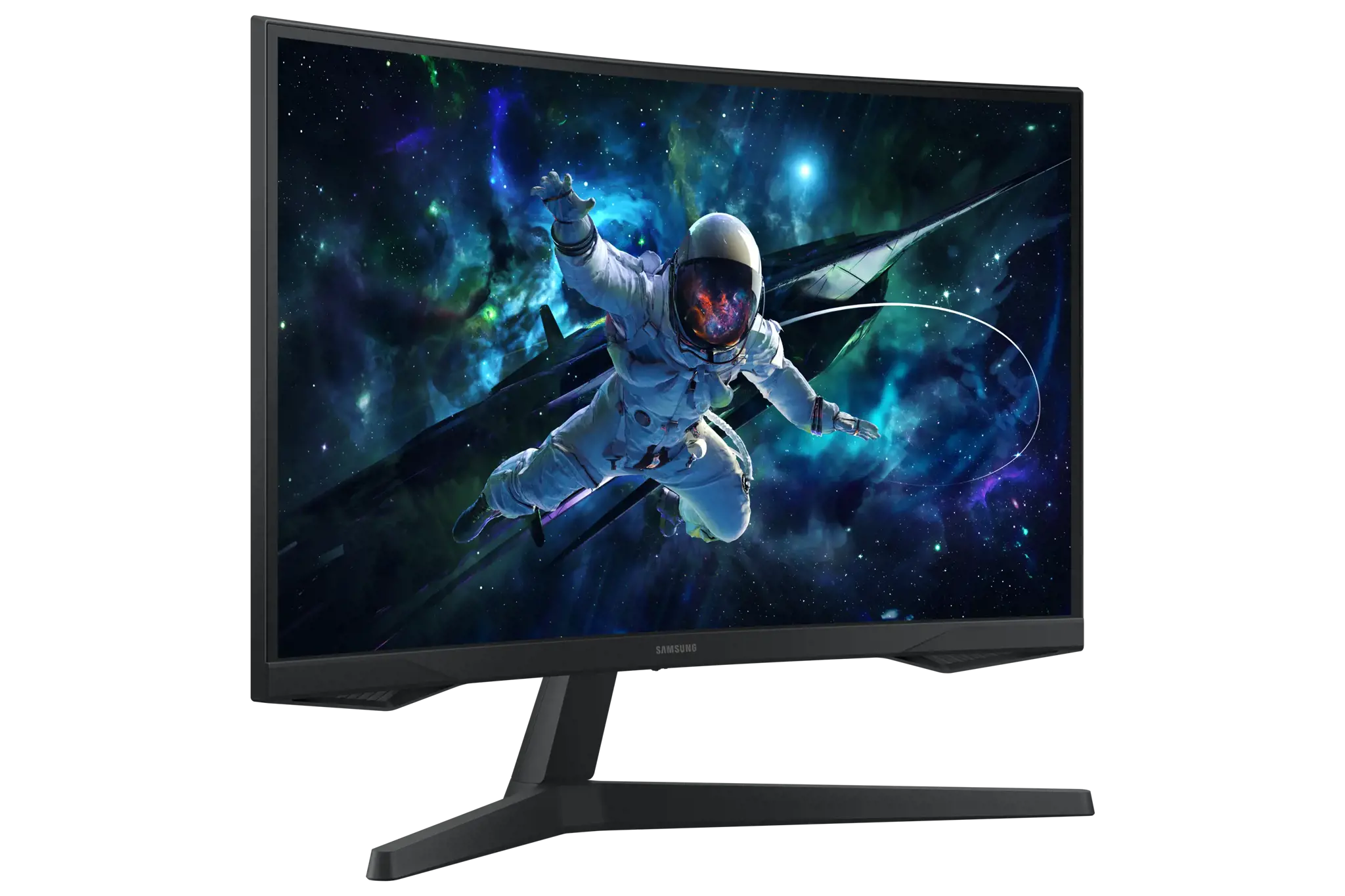 Samsung G55C, 68.6 cm (27"), 2560 x 1440 pixels, Quad HD, LED, 1 ms, Black
