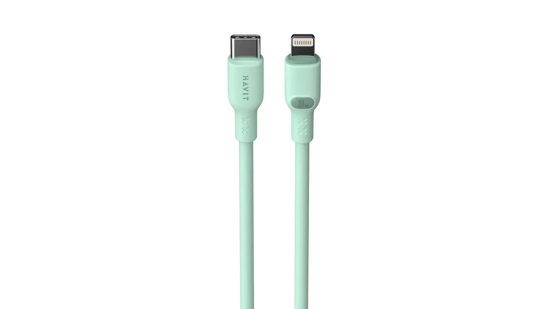 Havit CB6281 - USB Type C to Lightning cable, 1 m (green)