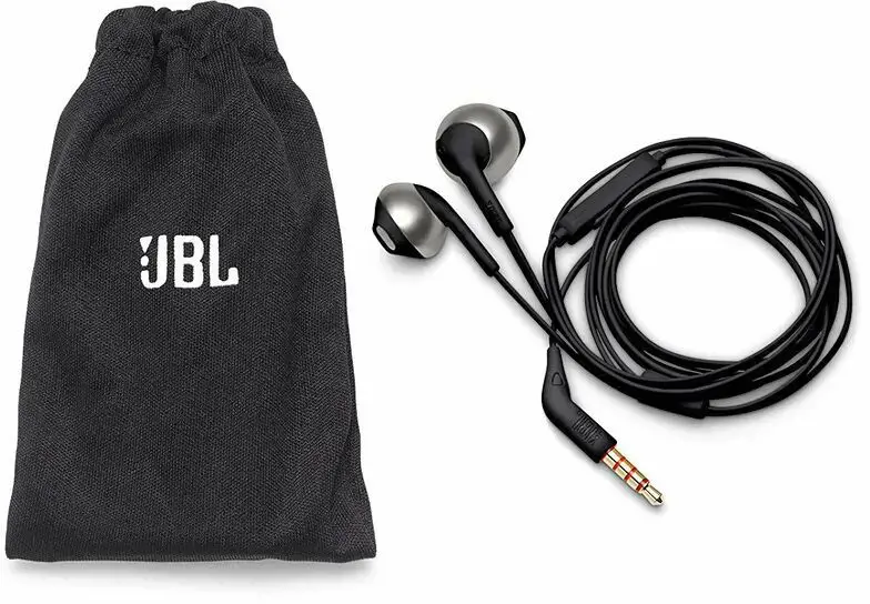 JBL ausinės T205, juodos spalvos