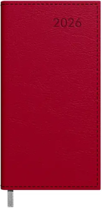 Kalendorius MIDI 2026, 90 x 167 mm, PU, vyšninė