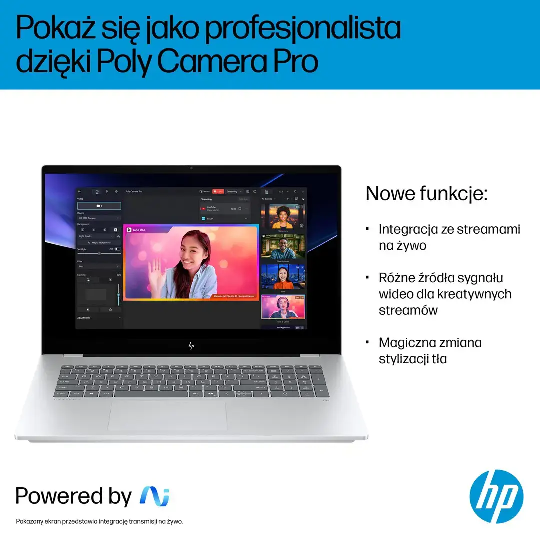 HP OmniBook 7 Next Gen AI 17-dc0219nw Copilot+ PC Intel Core Ultra 5 226V laptop 43.9 cm (17.3") touchscreen Full HD 16 GB LPDDR5x-SDRAM 1 TB SSD Wi-Fi 7 (802.11be) Windows 11 Home Silver