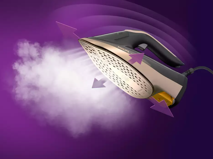"Philips" DST8041/80, garų lygintuvas, "SteamGlide Elite" padas, 2,5 m, 260 g/min, juodas, 80 g/min