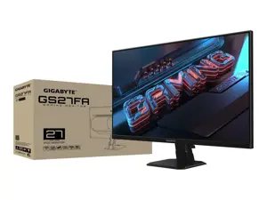 LCD Monitor GIGABYTE GS27FA EK 27" Gaming Panel IPS 1920x1080 180Hz Matte 1 ms Tilt Colour Black GS27FAEK