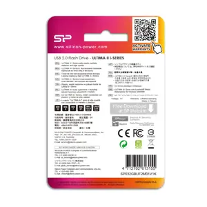 SILICON POWER atmintinė USB Ultima II I-series 32GB USB 2.0 juoda