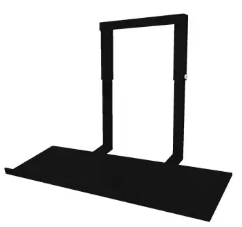 "Neomounts by Newstar" multimedijos lentyna, Nešiojamųjų kompiuterių stovas, juoda, 1 kg, 600 mm, 195 mm, 625 mm