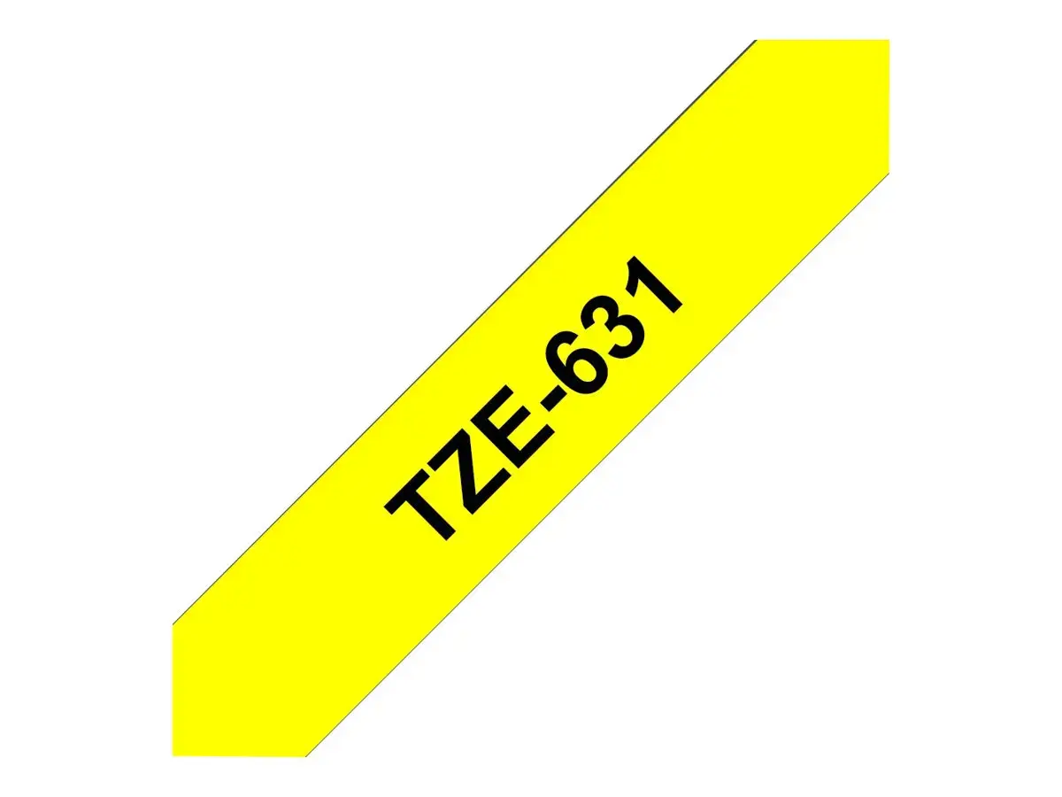 Brother TZE-631, Black on yellow, TZe, Philippines, 5 year(s), Brother, P-Touch PT-1005, 1010, 1080, 1090, 1280, 1290, 18, 2030, 2430, D200, H100, H105, H300, H75