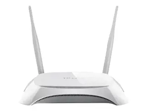 TP-Link 3G/4G belaidis N maršrutizatorius, "Wi-Fi 4" (802.11n), vienos juostos (2,4 GHz), Ethernet LAN, juodas, baltas, stalinis maršrutizatorius