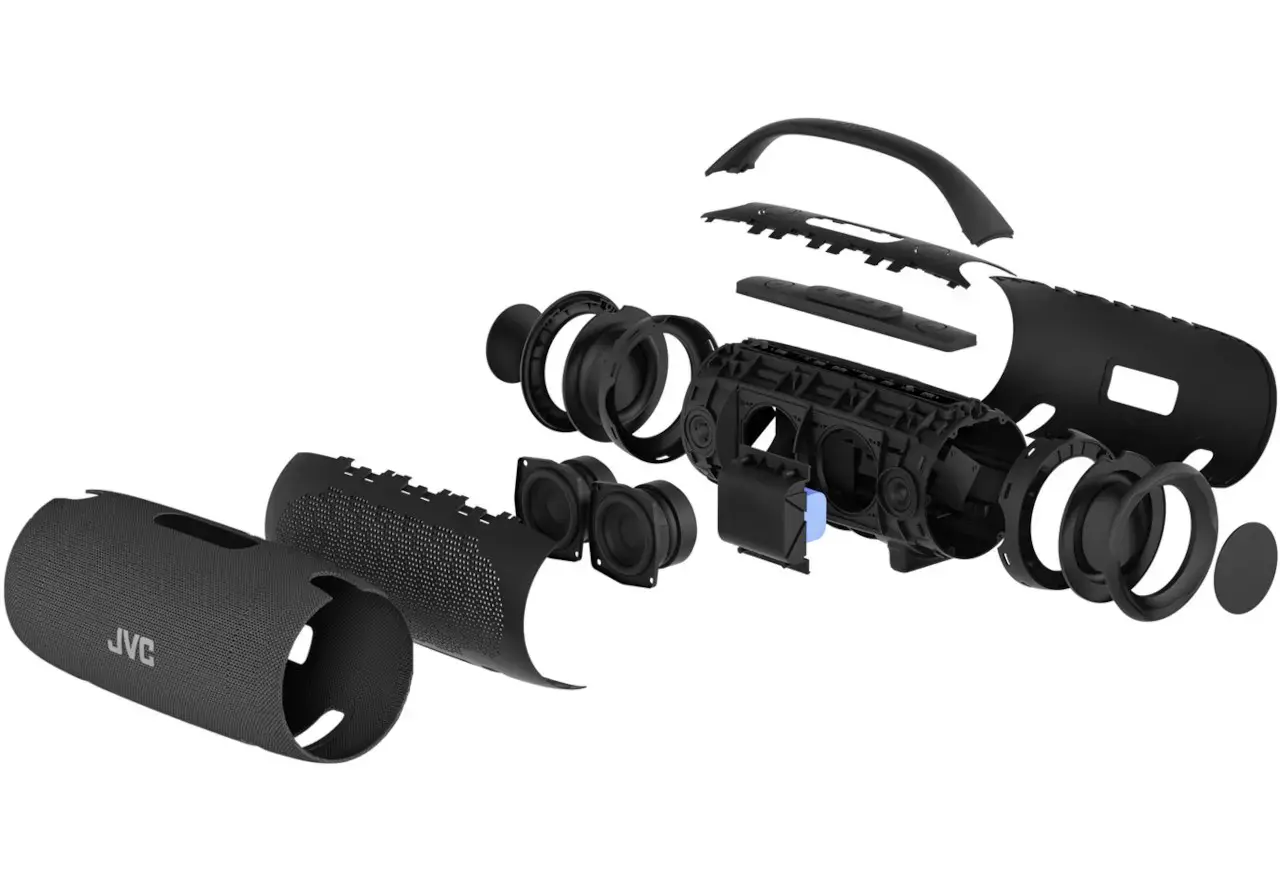 JVC XS-E524B Black - portable BT speaker, black