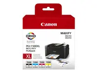 9182B004 (PGI-1500XLC/M/Y/BK MultiPack), Originali kasetė (Canon)