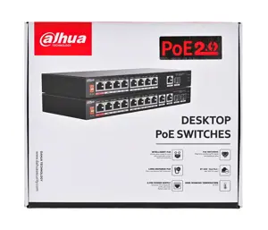 NET SWITCH 10PORT 8POE/PFS3110-8ET1GT1GF-96 DAHUA