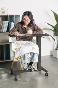 Reguliuojamo aukščio stalas Up Up Forseti Juodas