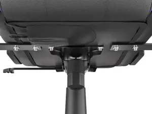 NATEC Genesis žaidimų kėdė Trit 500 RGB juoda