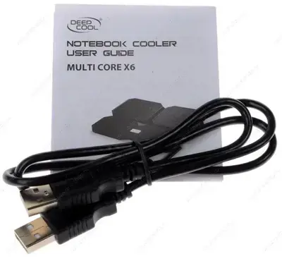 "deepcool Multicore x6" nešiojamojo kompiuterio aušintuvas iki 15,6" .900g g, 380X295X24mm mm, juodas
