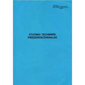 Statinio techninės priežiūros žurnalas  0720-045