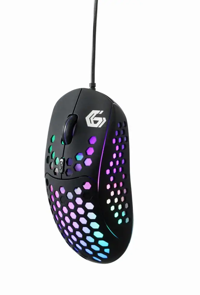 GEMBIRD USB žaidimų pelė su RGB apšvietimu RAGNAR RX400 6 mygtukai 7200DPI