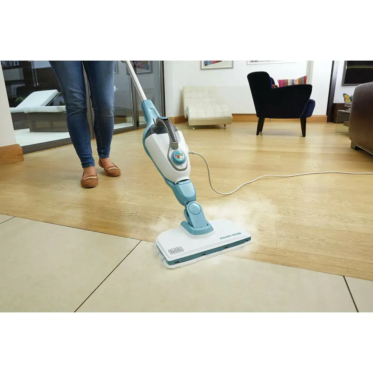 "Black&amp;Decker" garų šluota FSMH1351SM-QS