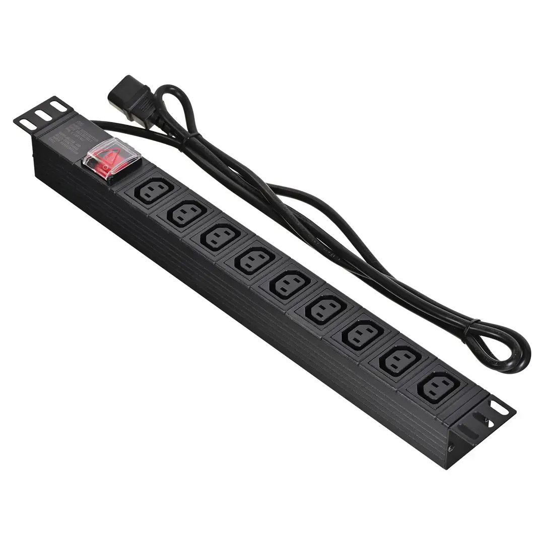 Alantec PZ010 power extension 1.8 m 9 AC outlet(s) Indoor Black