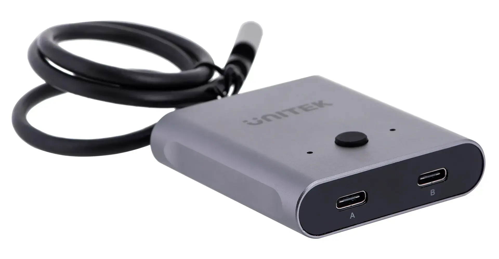 UNITEK D1078A dvikryptis kabelio adapteris USB-C M-F 1 m