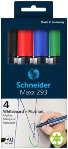 Žymeklių rinkinys baltai lentai MAXX 293 4vnt.