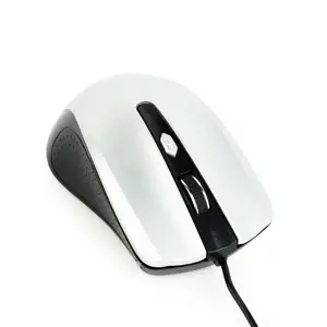 GEMBIRD MUS-4B-01-BS Gembird optinė pelė MUS-4B-01-BS, 1200 DPI, USB, juoda/sidabrinė