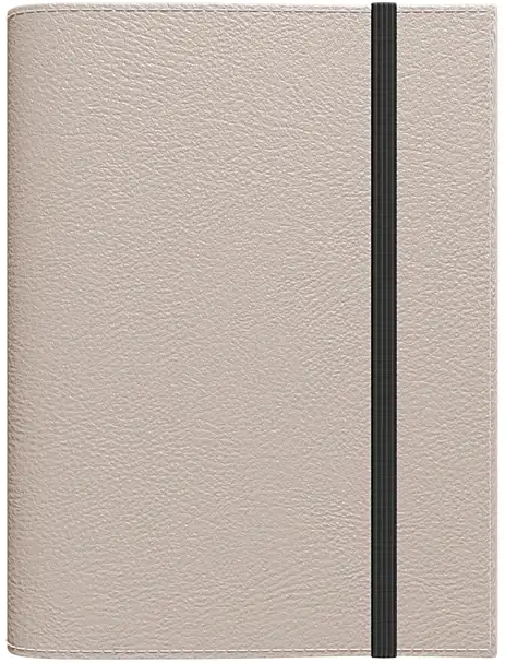 Kalendorius MANAGER Spirex Day 2026, A5, PU FLEX, šviesiai pilkos sp.