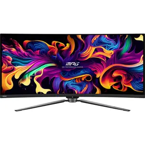 Monitor MSI 34" Gaming/Curved/21 : 9 Panel QD-OLED 3440x1440 240 Matte 0.03 ms Swivel Height adjustable Tilt Colour Black MPG341CQPXQD-OLED