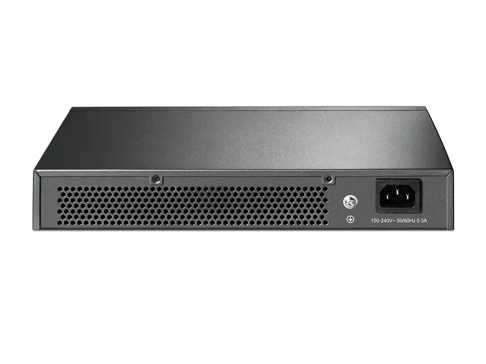 "TP-Link" 16 prievadų "Gigabit Easy Smart" tinklo komutatorius, valdomas, L2, "Gigabit Ethernet" (10/100/1000), montuojamas į stovą, 1U