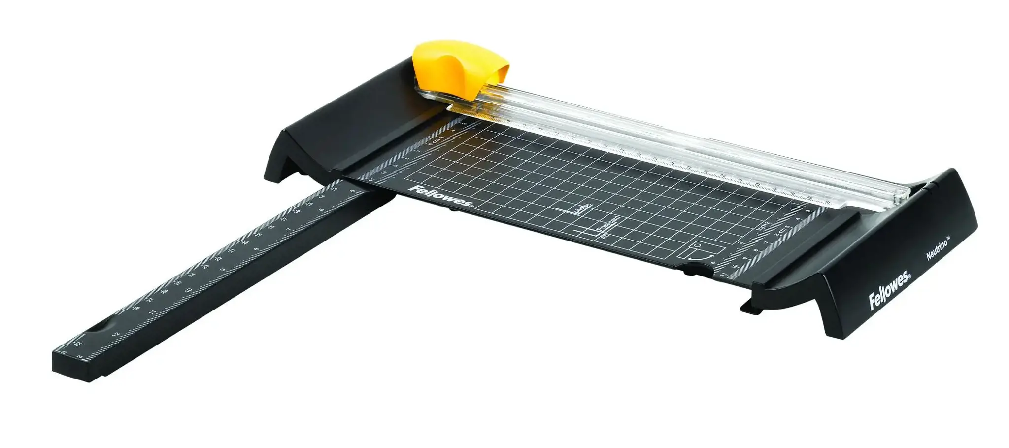 Fellowes Neutrino A5/90, 5 lapai, 24 cm, A5, plastikinis, juodas, sidabrinis, geltonas, 135 x 340 x 45 mm