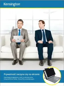 "Kensington" privatumo filtras 2 krypčių nuimamas 60,4 cm 23,8'' pločio 16:9, 60,5 cm (23,8"), 16:9, Monitorius, Nerėminio ekrano privatumo filtras, Antirefleksinis, Privatumas, 70 g