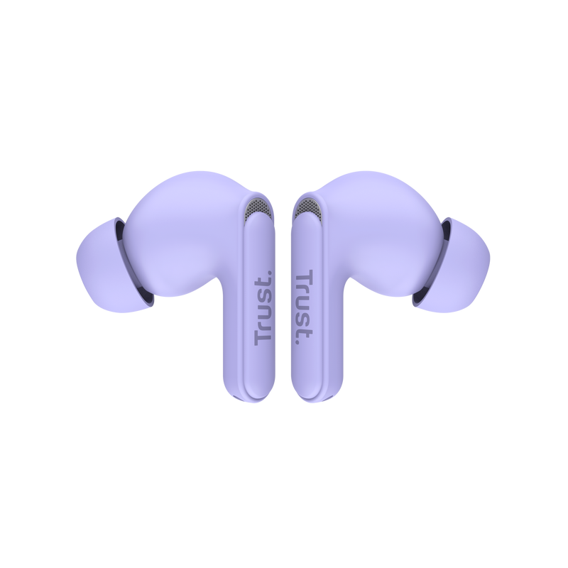 Trust Yavi, True Wireless Stereo (TWS), 20 - 20000 Hz, Calls/Music, 37 g, Headset, Purple