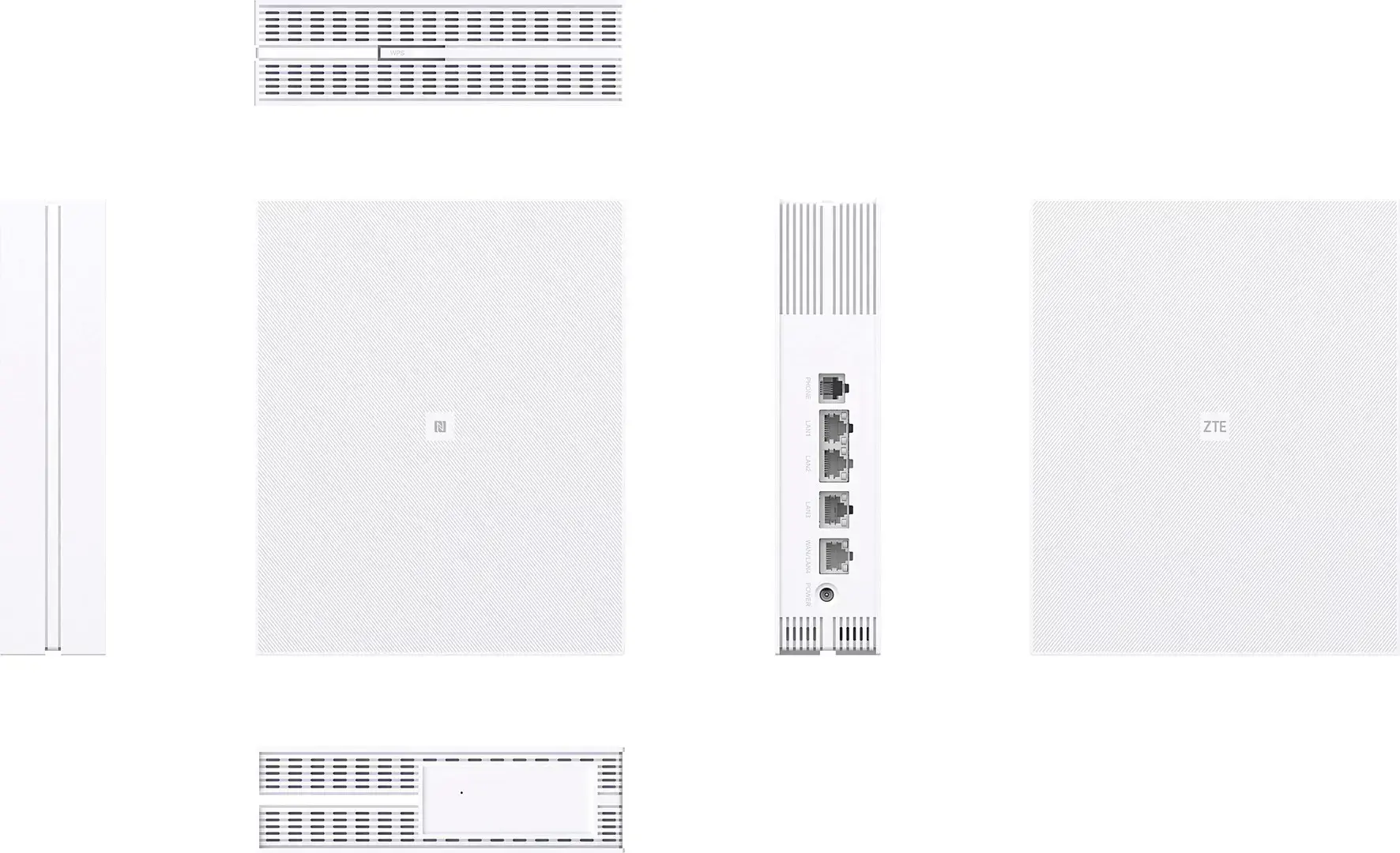Maršrutizatorius ZTE T5400 IDU
