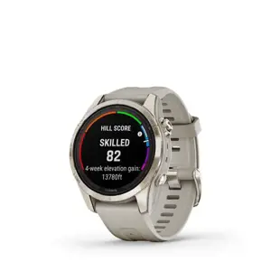 "fenix 7S Pro Saph Solar", Soft Gold SS su šviesiai smėlio spalvos juostele, EMEA