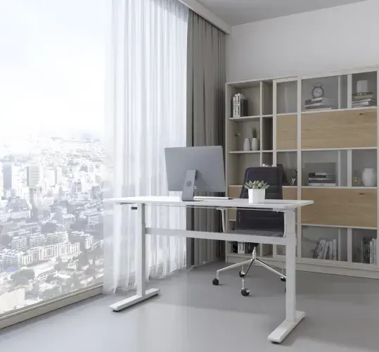 Reguliuojamo aukščio stalas Up Up Loki Baltas