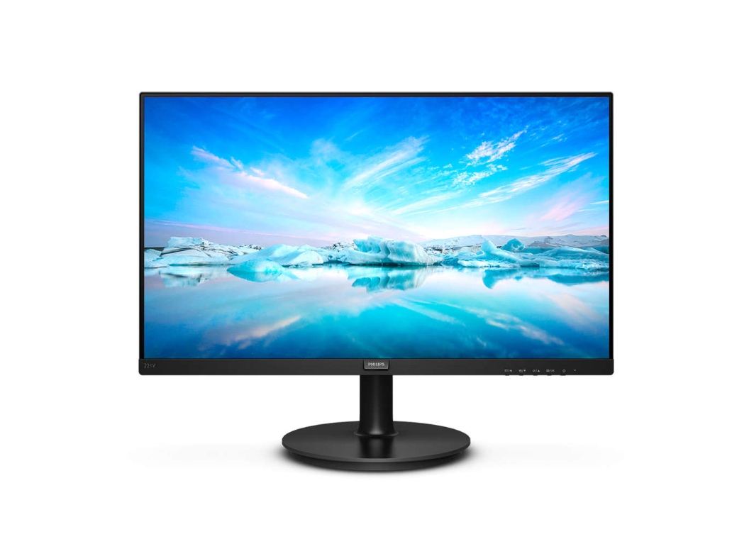 Monitorius Philips V Line 221V8/00, 54.6 cm (21.5"), 1920 x 1080 pixels, Full HD, LED, 4 ms, Black