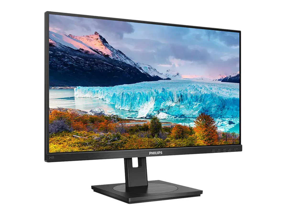 Monitorius Philips S Line 242S1AE/00, 60.5 cm (23.8"), 1920 x 1080 pixels, Full HD, LED, 4 ms, Black