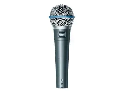 "Shure Beta 58A" - dinaminis, superkardioidinis, vokalinis mikrofonas