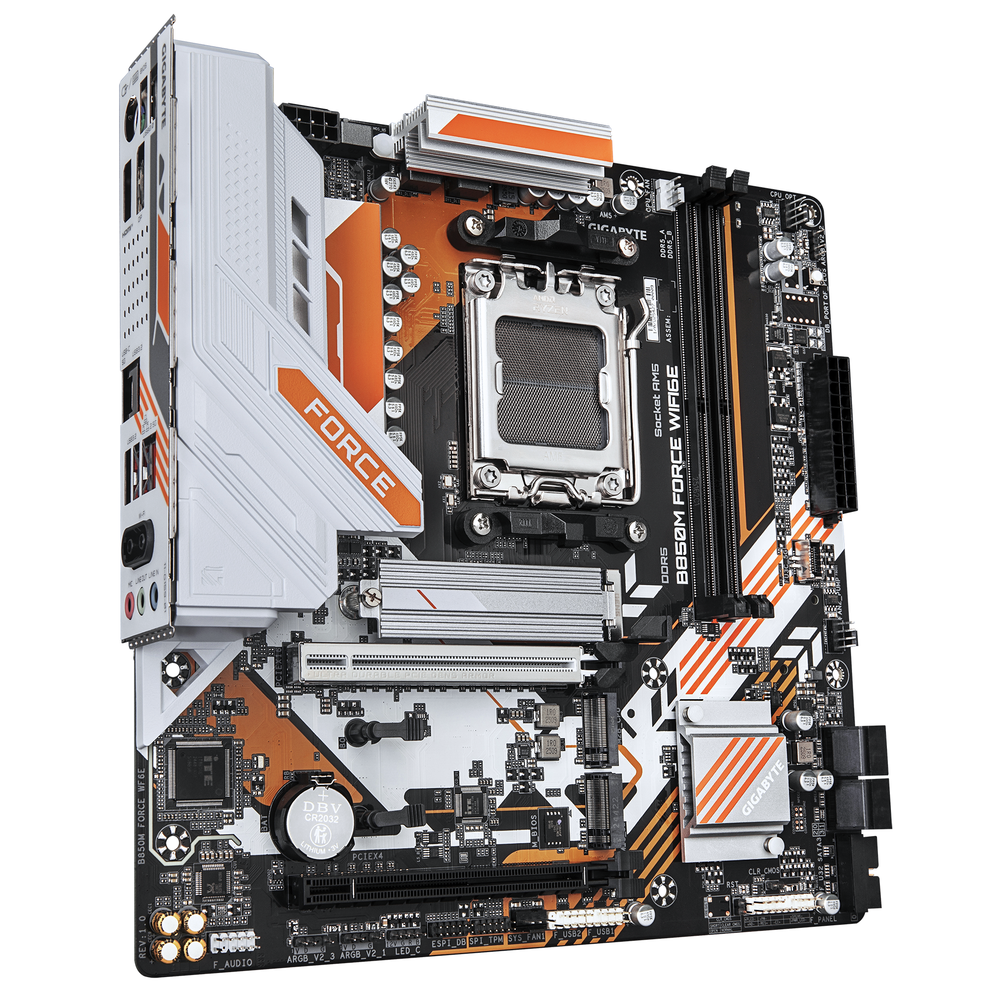 Mainboard GIGABYTE AMD B850 SAM5 Micro-ATX Memory DDR5 Memory slots 2 B850MFORCEWF6E