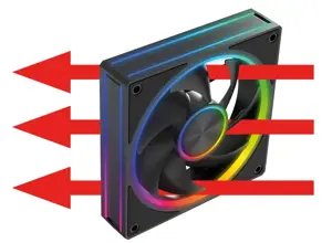 MODECOM VOLCANO LOOP 120 ARGB FAN Black