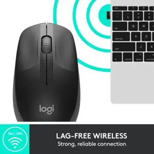LOGITECH M190 Viso dydžio belaidė pelė - CHARCOAL - EMEA