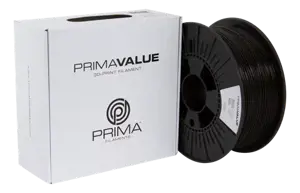 3D PLA gija Prima 1,75 mm, 1 kg ritė, 335 m, juoda / 10561