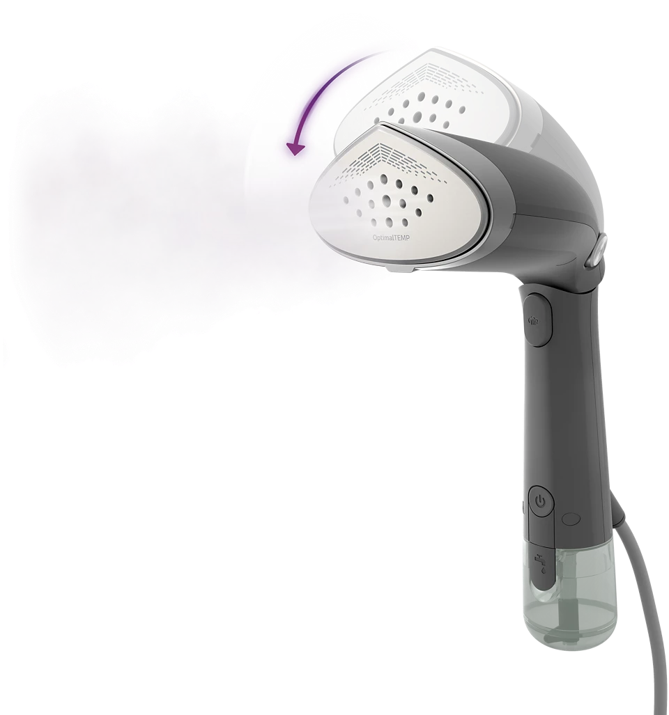 "Philips" 7000 serijos STH7040/80, Rankinis drabužių garintuvas, 0,2 l, 0,3 min, juodas, pilkas, 2,5 m, 1500 W