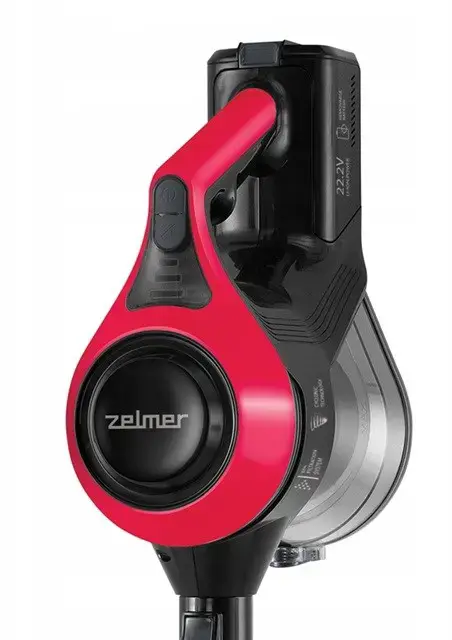 Zelmer ZSVC511DF Piotr Cordless hoover Black, Red