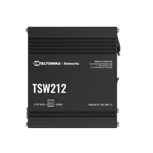 TELTONIKA TSW212 MANAGED IOT SWITCH 8X1GB RJ45 2X1GB SFP