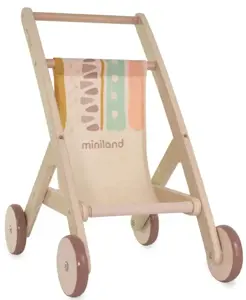Miniland medinis vežimėlis lėlei
